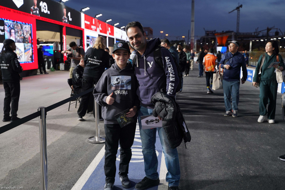 حضور جماهيري في فورمولا إي بالدرعية