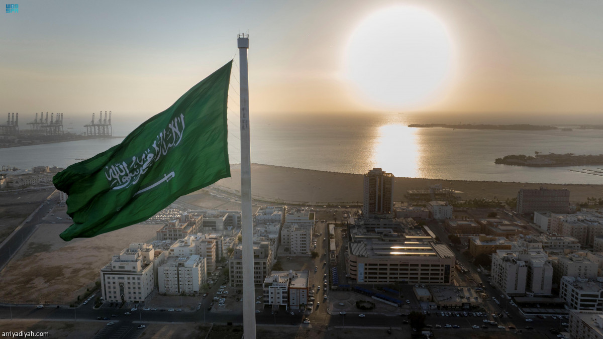 المدن السعودية تحتفي بـ«يوم العلم»