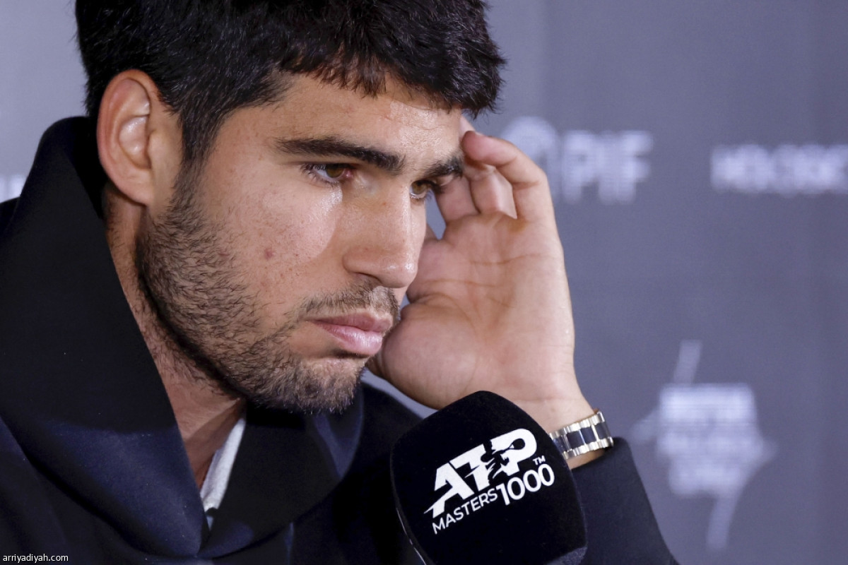 ألكاراس حزين