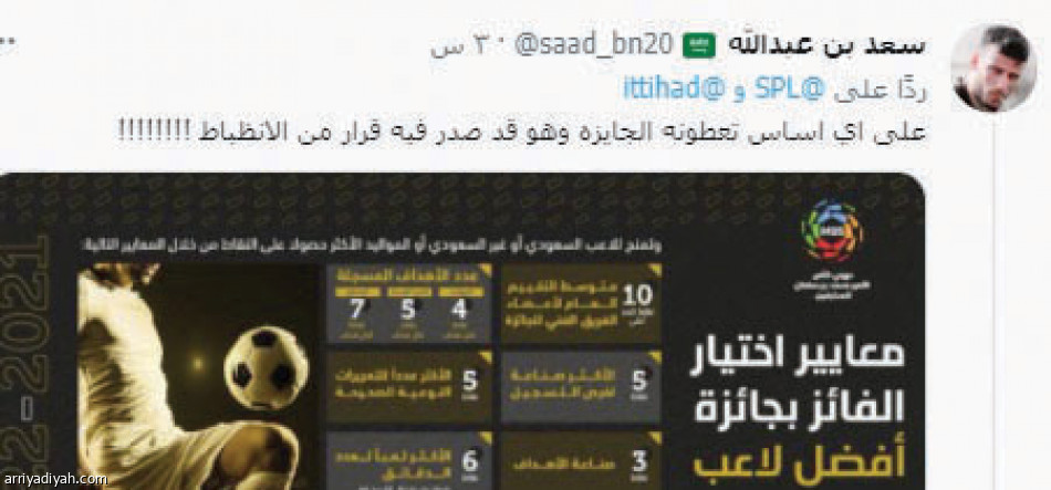 لاعب فبراير.. 
احتفاء اتحادي وجدل